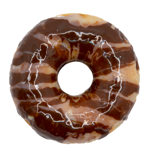 White Chocolate Glazed Protein Donut (4 pcs)